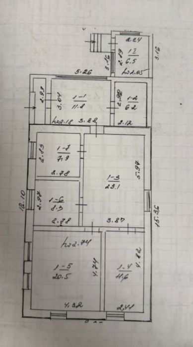 Будинок в смт.Володарка, 4 кімнати.