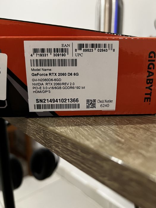 Placa grafica Rtx 2060 6gb