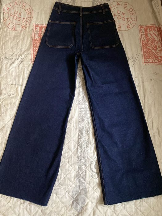 Джинсы ZARA широкие 34 р