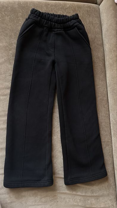 Зимові теплі штани палацо, лосини Джинси на дівчинку скіні кльош