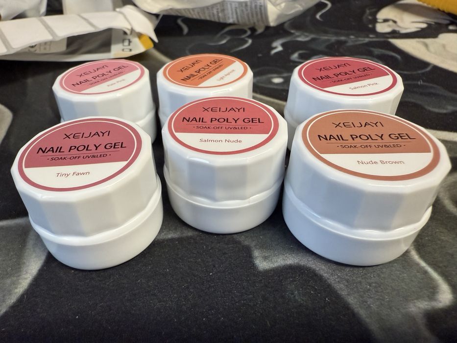 zestaw 6 lakierów hybrydowych