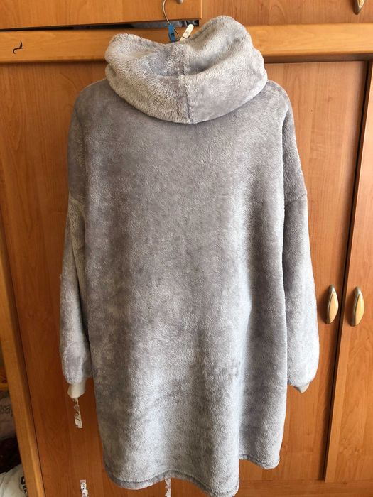 Меховушка, плюшева туника, кофта, худи, 2-3XL. oeko-tex.