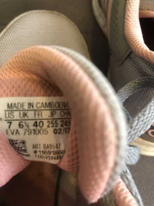 Adidas uzywane rozmiar 40 szaro rozowe