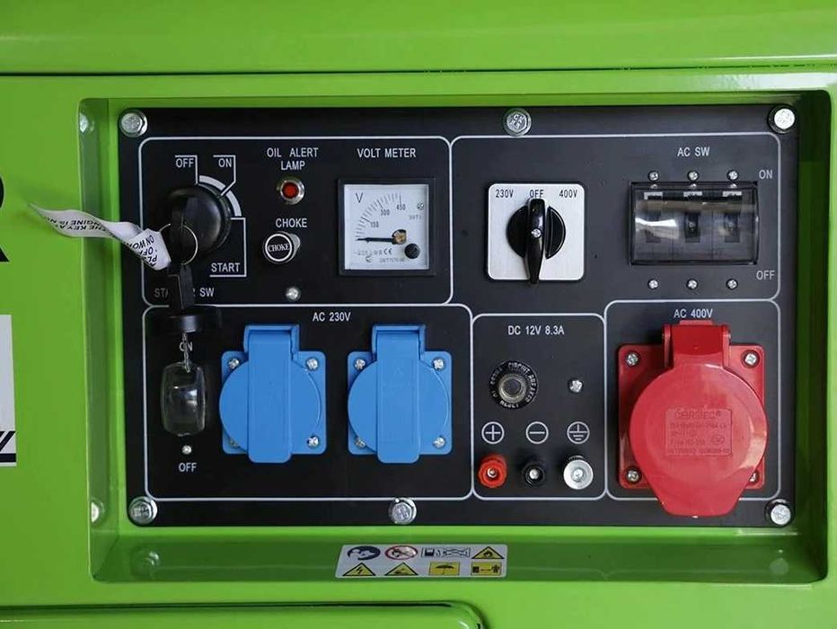 Дизельний генератор 5 кВт ZIPPER ZI-STE7500DSH 230/400В