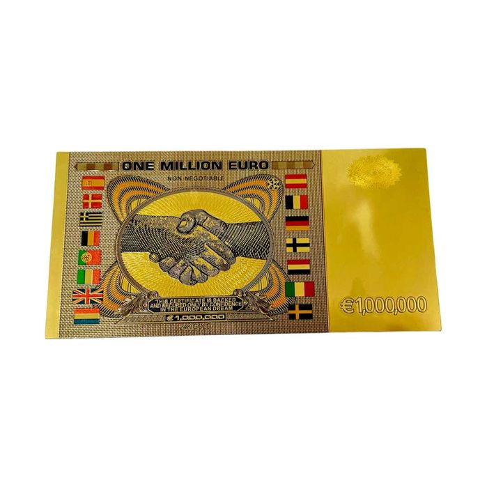 Nota Comemorativa de 1 Milhão de Euros – Colecionável e Decorativa
