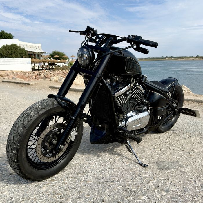 VN  800  FULL  CUSTOM, exclusiva! Troco por carro.