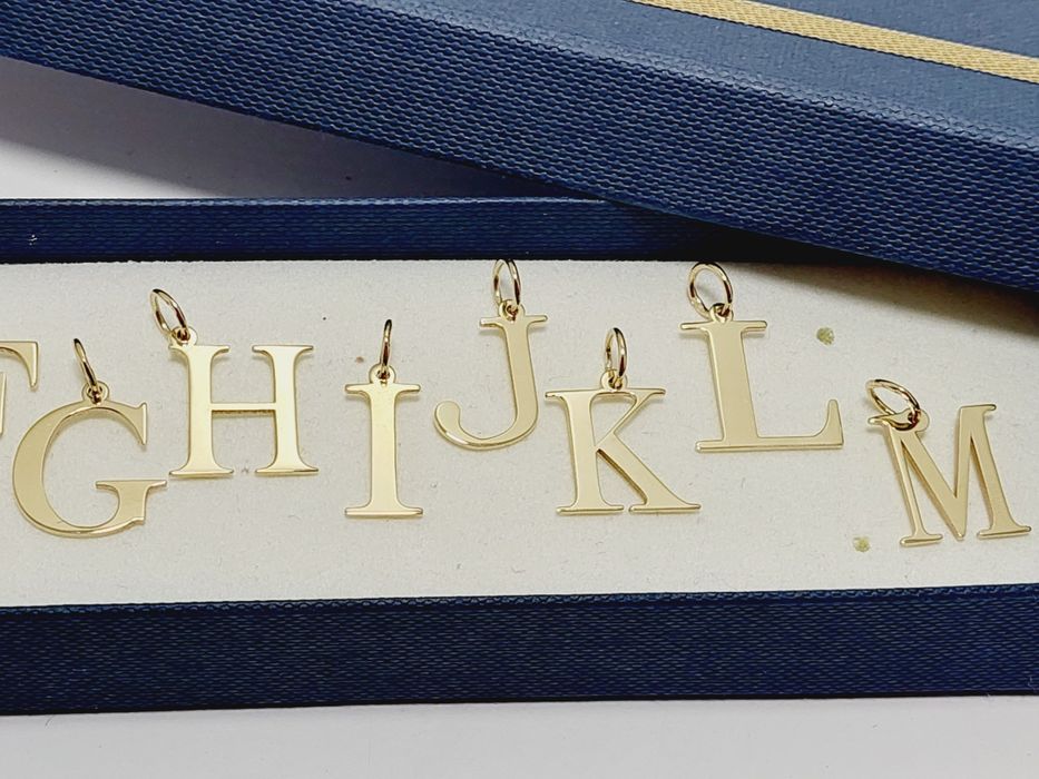 Literka złota 585 ABC ...