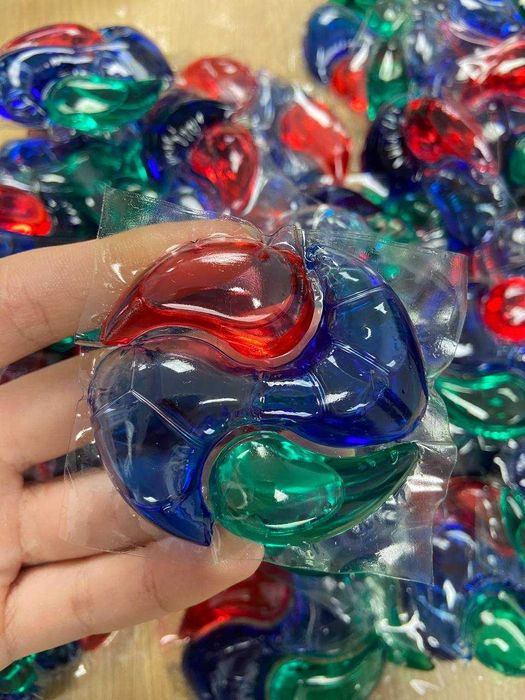 Капсули для прання Eurokanct 100шт подушечки 3в1 Гель для стирки