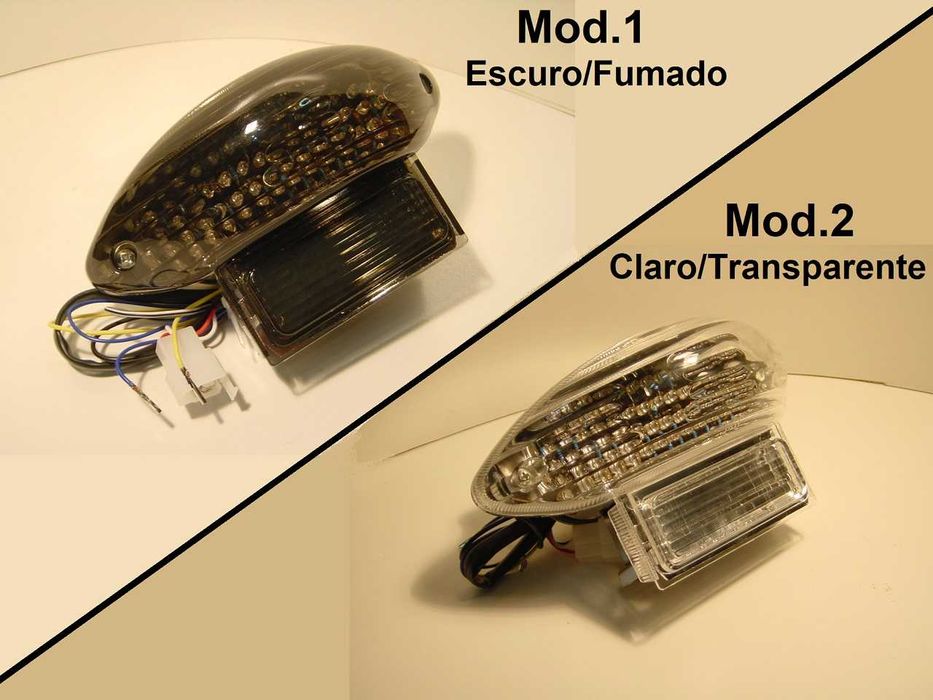 Farolins traseiros LED com piscas Suzuki Hayabusa 99-07