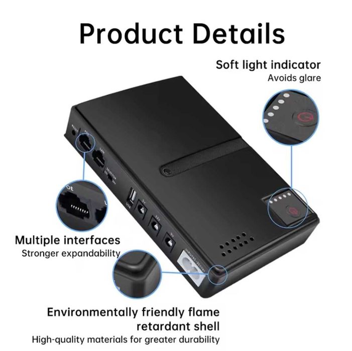 УПС ДБЖ для роутера UPS DC1018L 5V/9V/12V