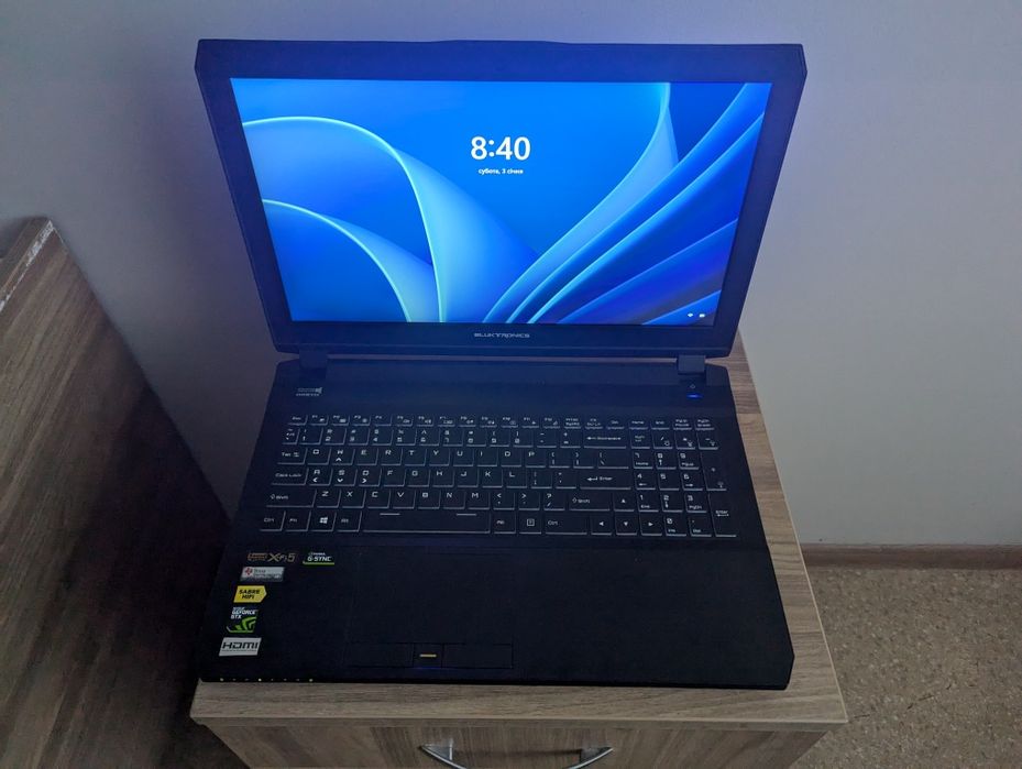 Ігровий ноутбук Clevo Sager gtx 1070 8gb + I7