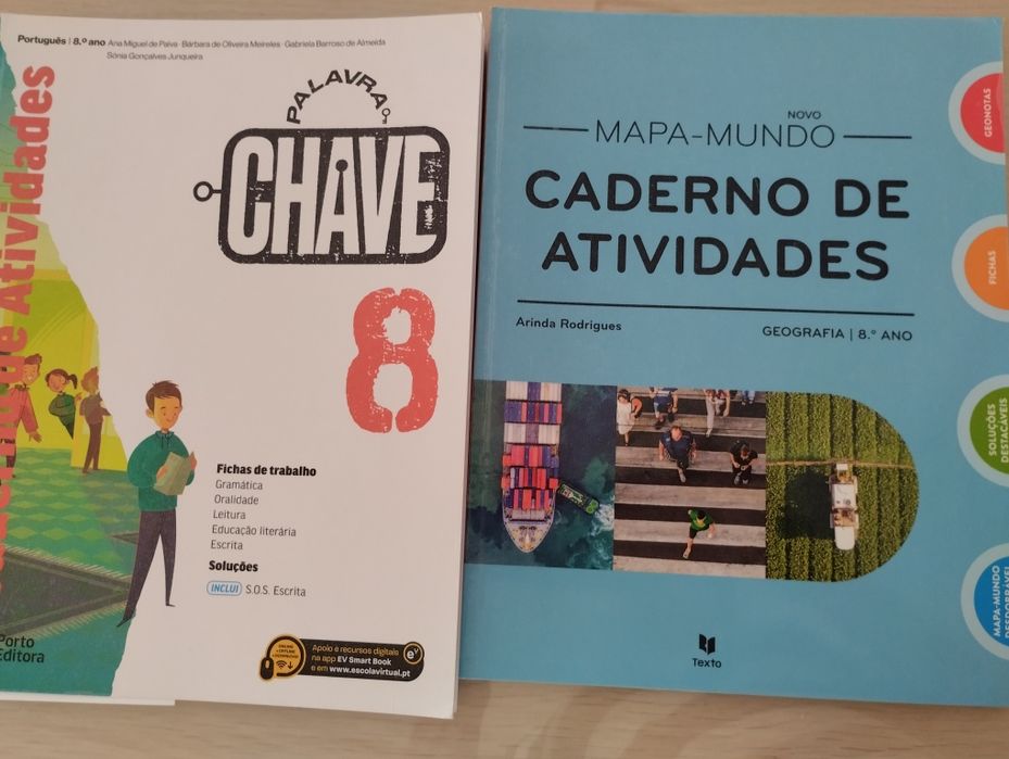 Livros de ficha 8 ano só resta o de matemática