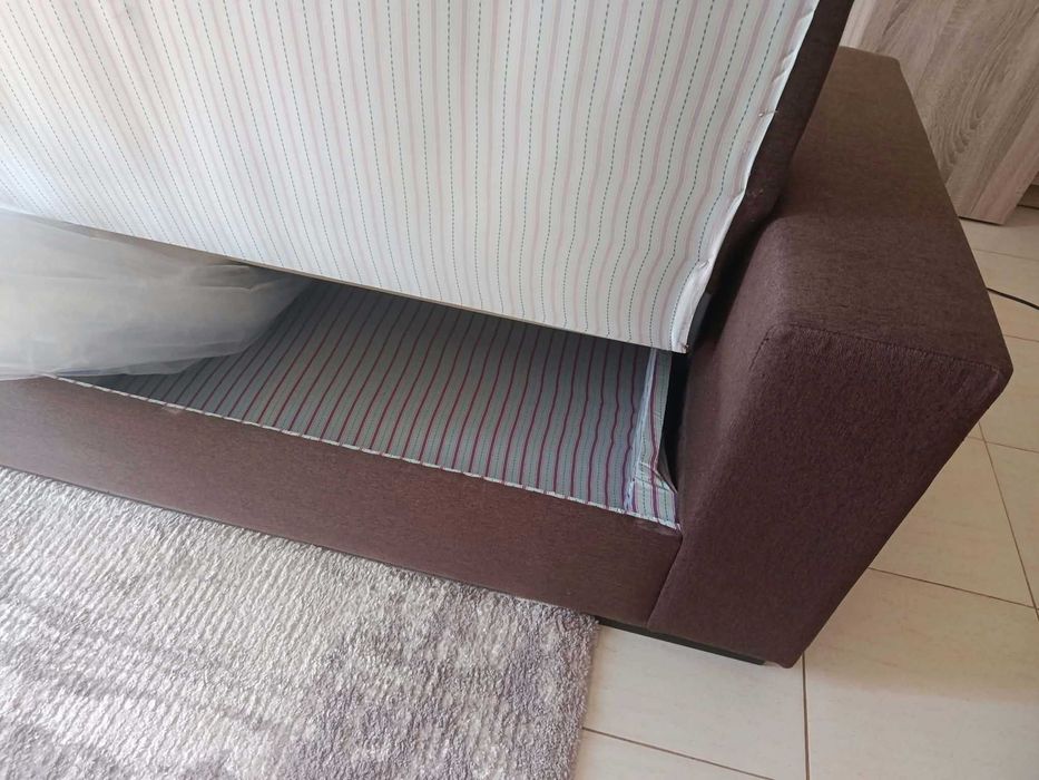 Sofa-cama com largura 120 cm