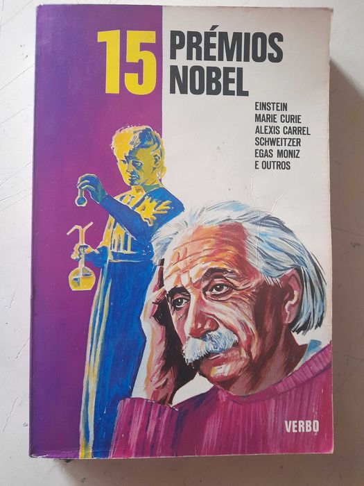 Livro " 15 Prémios Nobel " Antigo