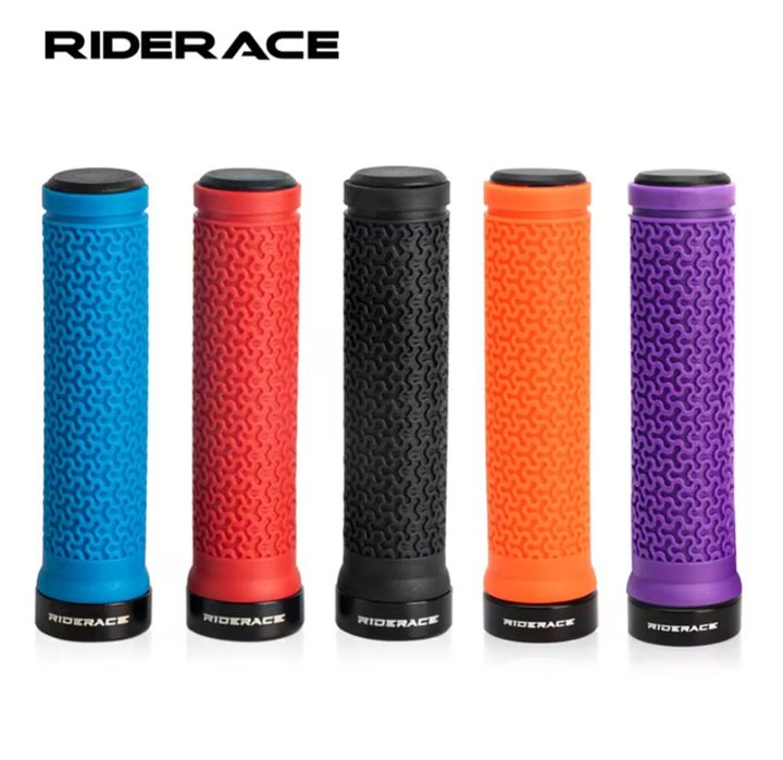Гріпси, ручки руля нові велосипедні із замками  RideRace