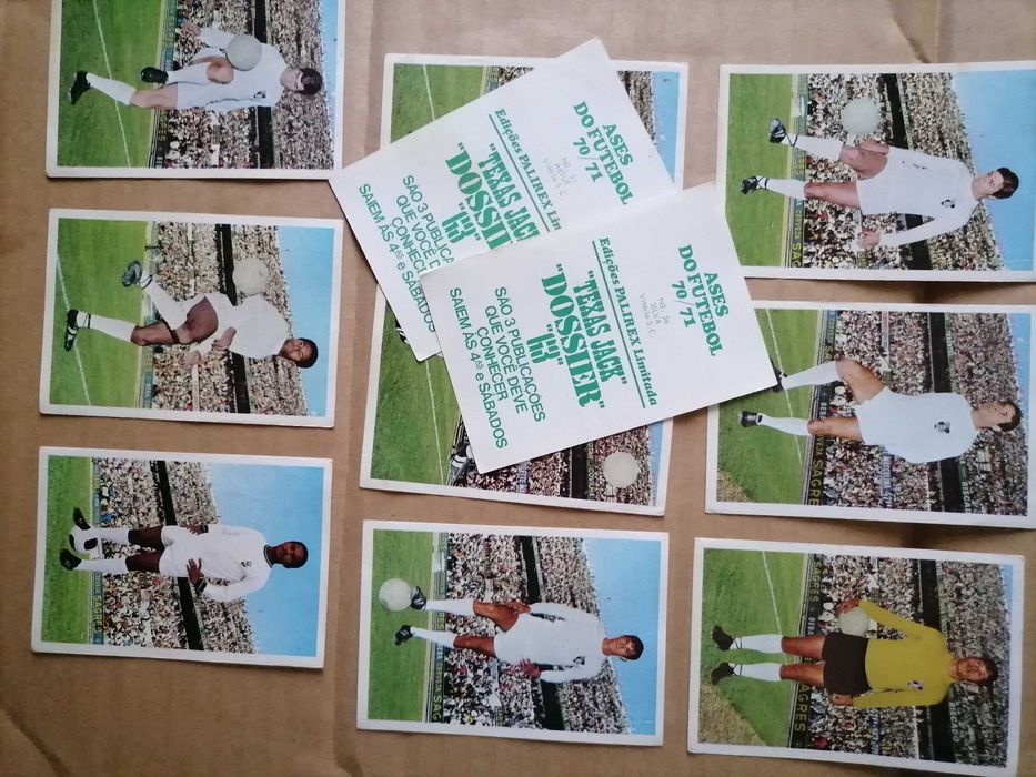 11 Cromos ASES DO FUTEBOL 70/71 Vitória Sport Clube Palirex