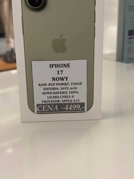 iPhone 17 256GB NOWY Topcase Vivo *Raty 0%