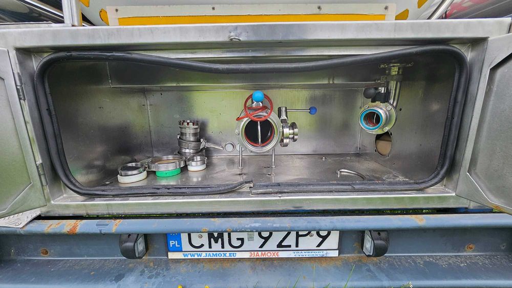 Cysterna spożywcza Wamsianów 30 000 l izo, Webasto, CIP, 4 komory