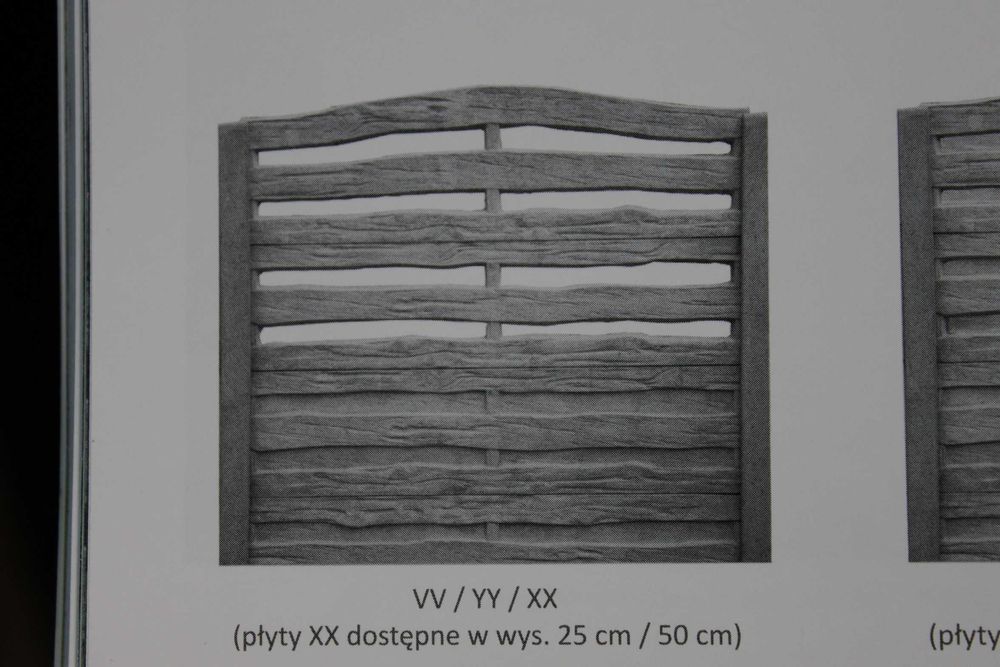 Ogrodzenie betonowe Płot betonowy