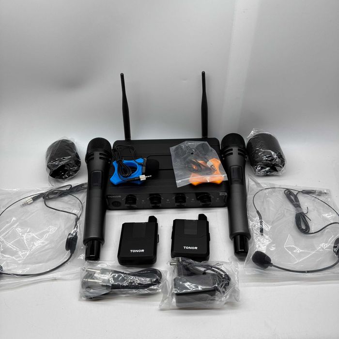 Bezprzewodowy zestaw mikrofonowy TONOR TW362 UHF z mikrofonem ręcznym