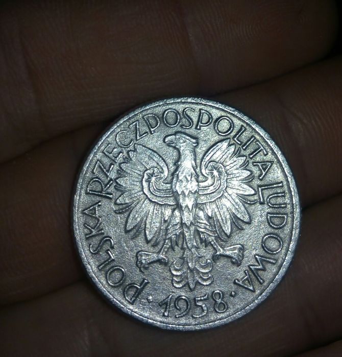 Moneta 2 zł 1958 r. JAGODY PRL