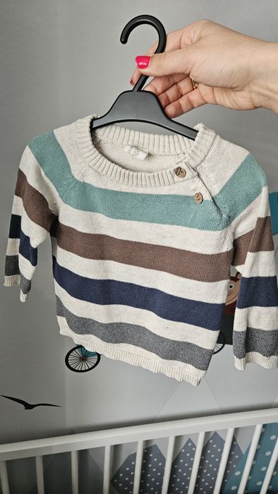 Sweterek w paski H&M