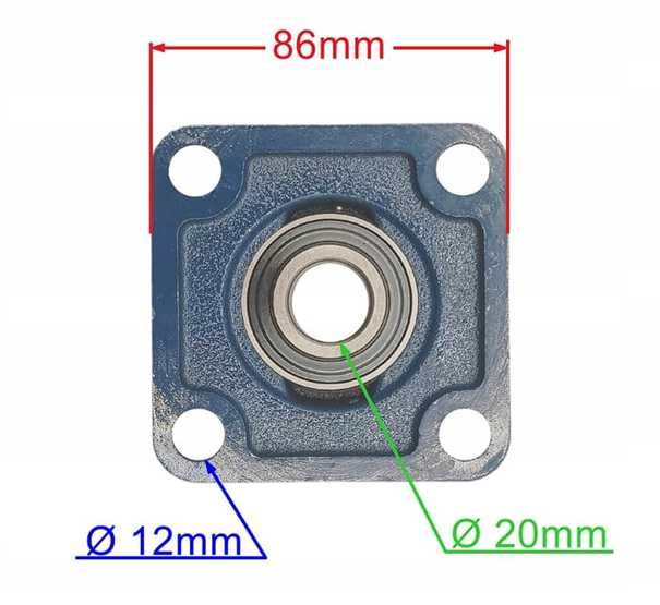 Korpus z łożyskiem wałka noży wertykulatora  WEIBANG WB384RB