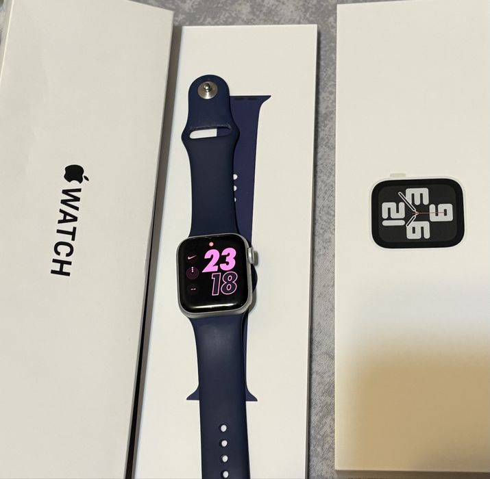 Apple Watch SE( Gen 2 ) 40 mm silver AI Denim sb ML GPS
