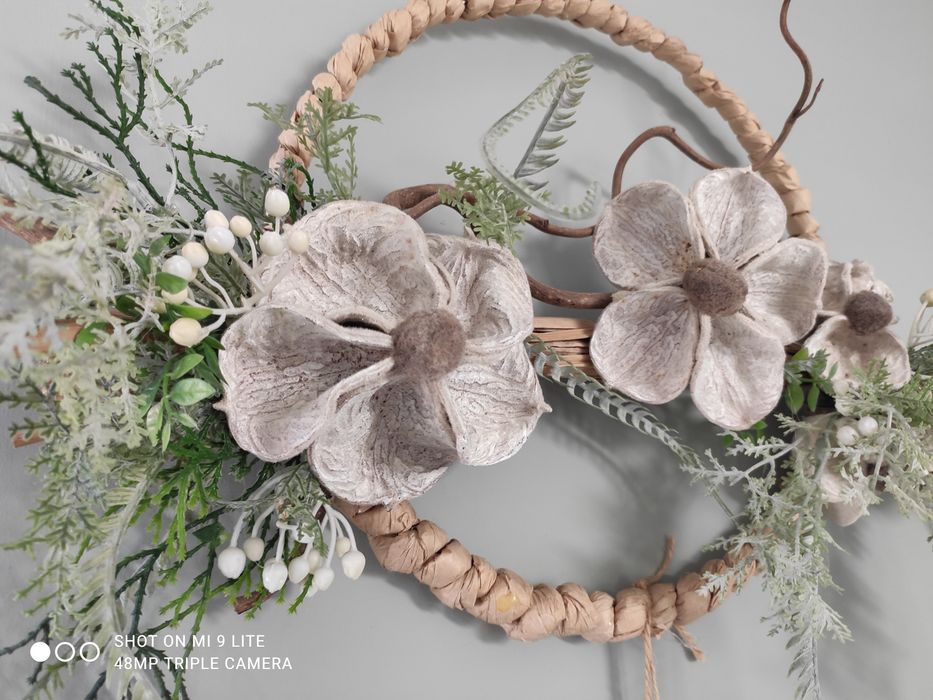 Obręcz wiosenna wianek