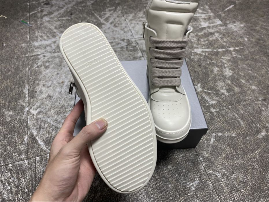 Нові Rick Owens Geobasket Jumbo Leather Sneakers/38-44/Преміум якість!