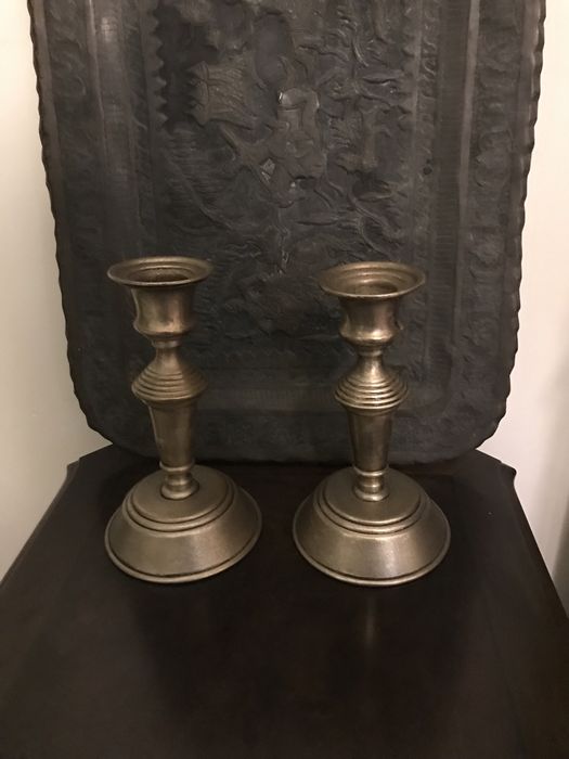 Caixas de musica, Castiçal em metal e outros