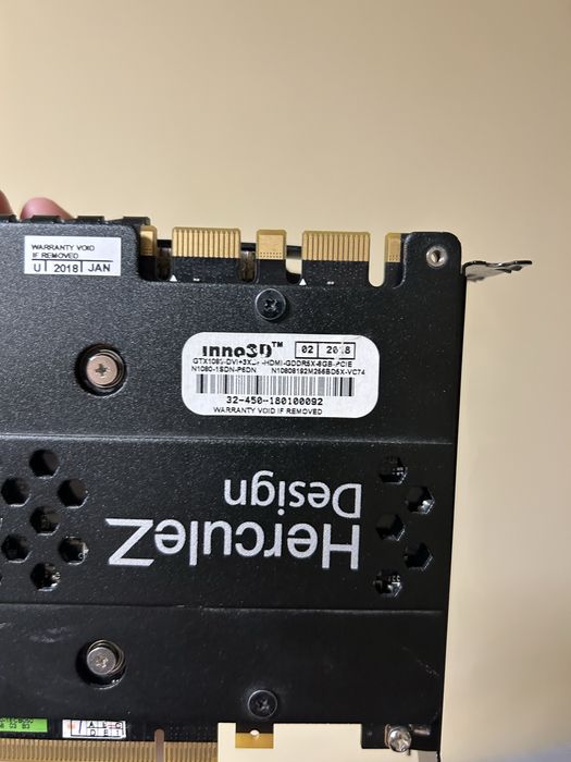 GTX 1080 Inno3D 8Gb Відеокарта не робоча