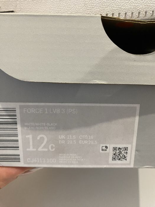 Кросівки nike force 1 LV8 3 (PS) 29,5