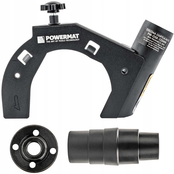 Osłona przystawka przeciwpyłowa odsysająca do szlifierki kątowej