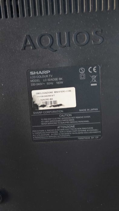 TV SHARP 32" LCD +dekoder