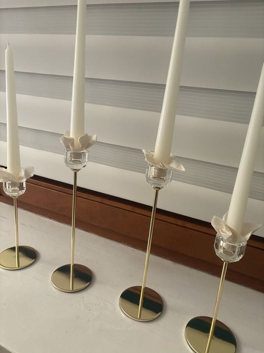 Zestaw czterech świeczników home&you