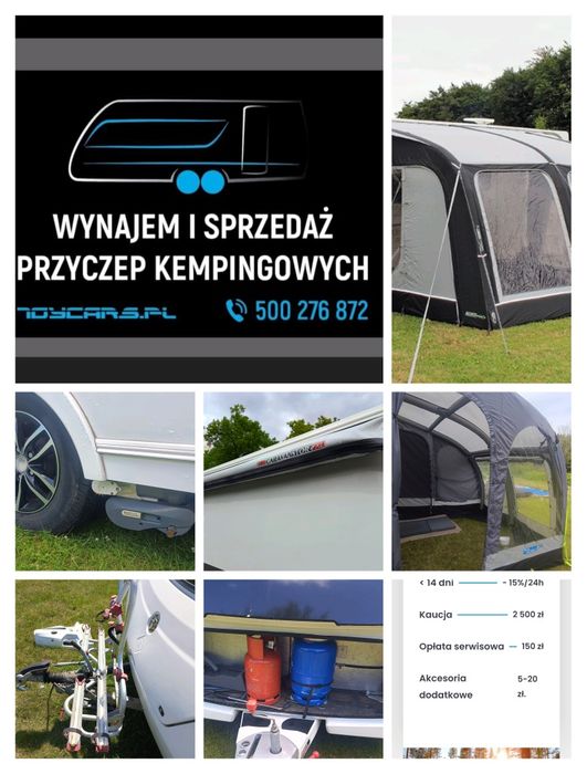 Wynajem przyczep kempingowych