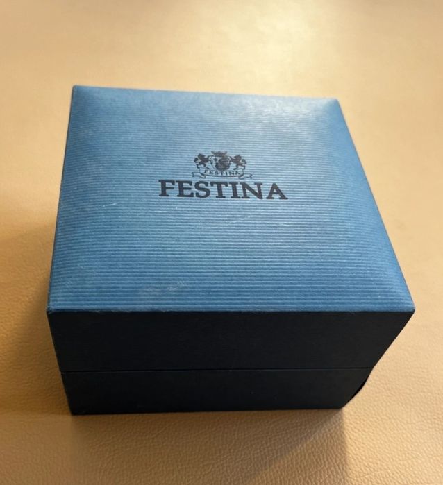 Relógio Festina Chronograph F14 (OS60) – Caixa e Manual Originais
