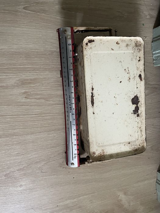 Balanca vintage metal a funcionar