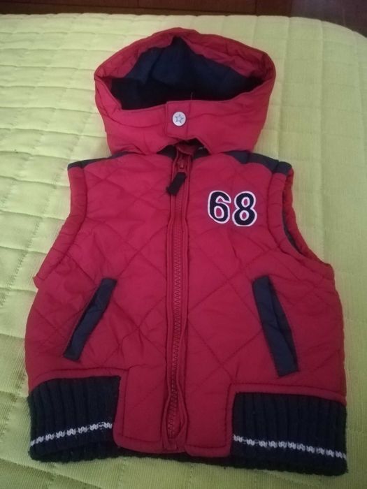 Colete kispo menino 9 a 12 mese