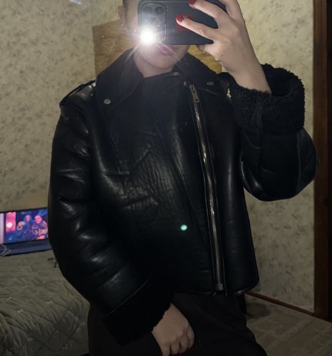 Дублянка оверсайз укорочена