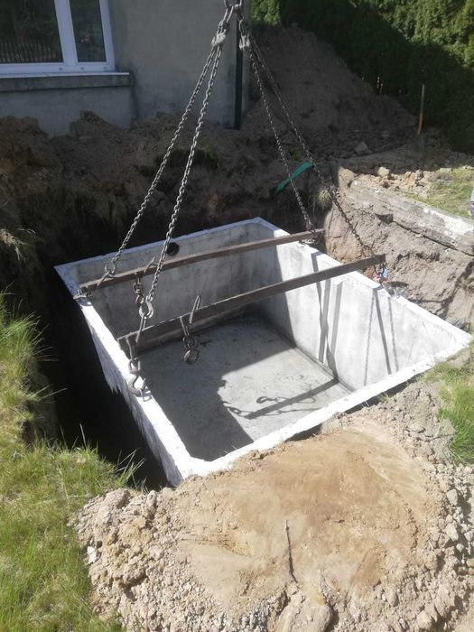 szamba,szambo betonowe,zbiornik na deszczówkę