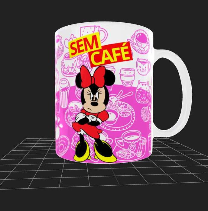 Canecas Estampadas Personalizadas Com e Sem Café