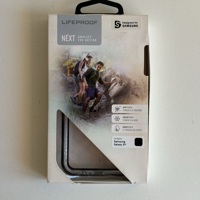 Capa Lifeproof Next para Samsung Galaxy S9 Transparente e Preta NOVA