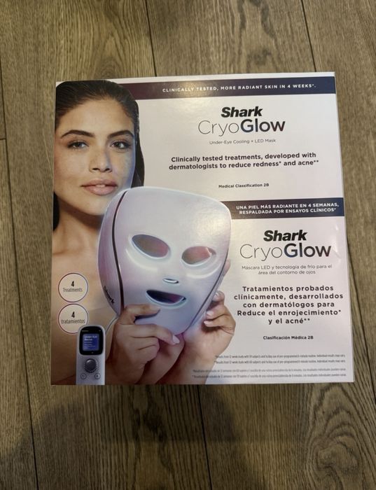 Maska LED Shark Cryo Glow terapia światłem przeciwzmarszczkowa