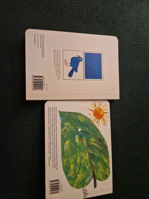 Moja pierwsza książka o kolorach oraz Bardzo głodna gąsiennica.