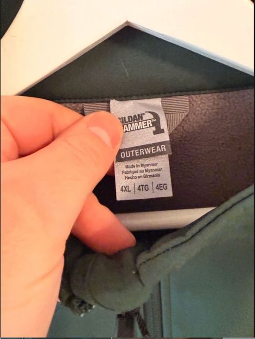 Kurtka SoftShell Gildan 4XL nowa z metką zielona!