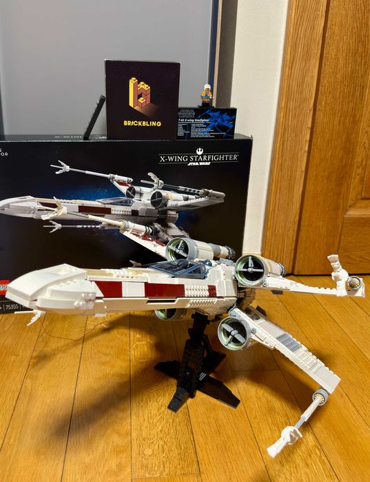 LEGO Star Wars UCS 75355 X-Wing + BrickBling Light Kit Remote Control