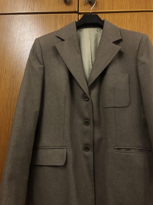 Blazer castanho lã novo