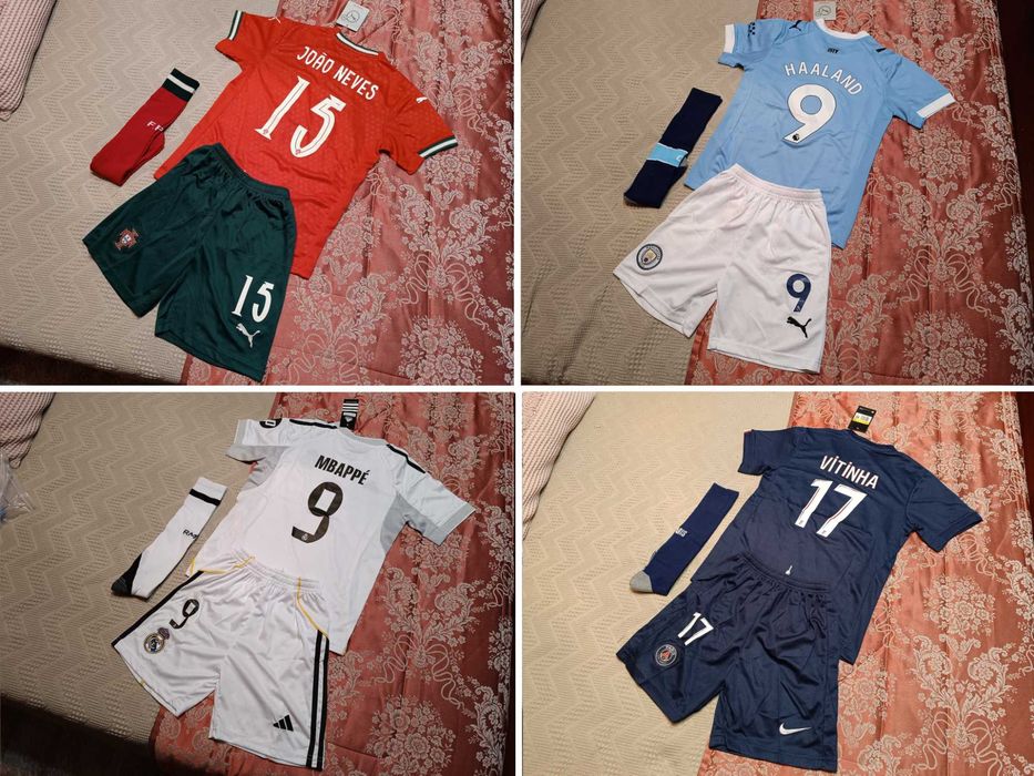 Camisola CRIANÇA Haaland Equipamento Manchester City | NOVO